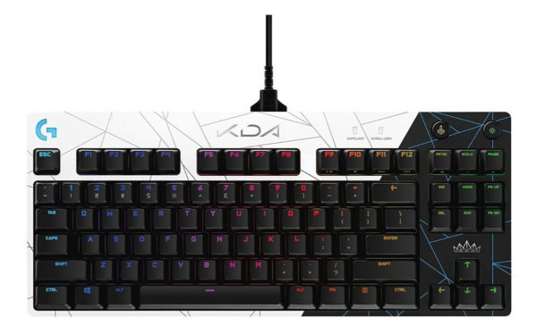 Teclado Logitech Pro X Tactile K/da Lol Edition Switch Brown