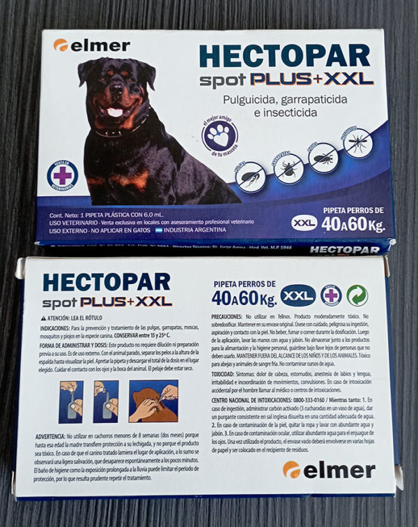 Hectopar spot PLUS XXL